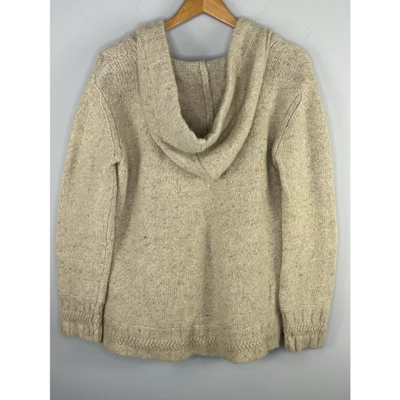 Faherty Cream Hooded Sweater - Picture 2 of 5